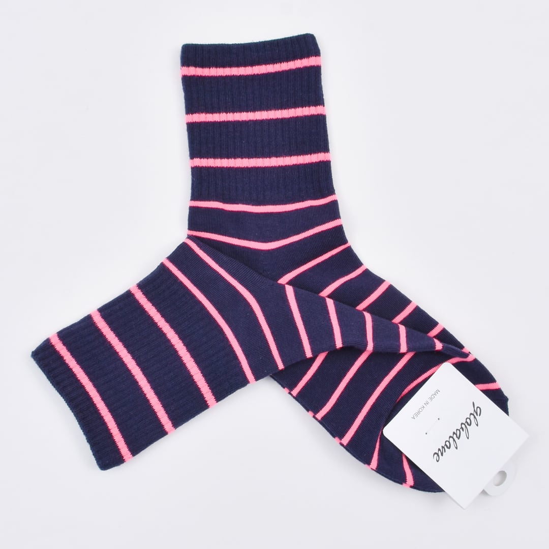 ネオンボーダーソックス | VOLCAN&APHRODITE