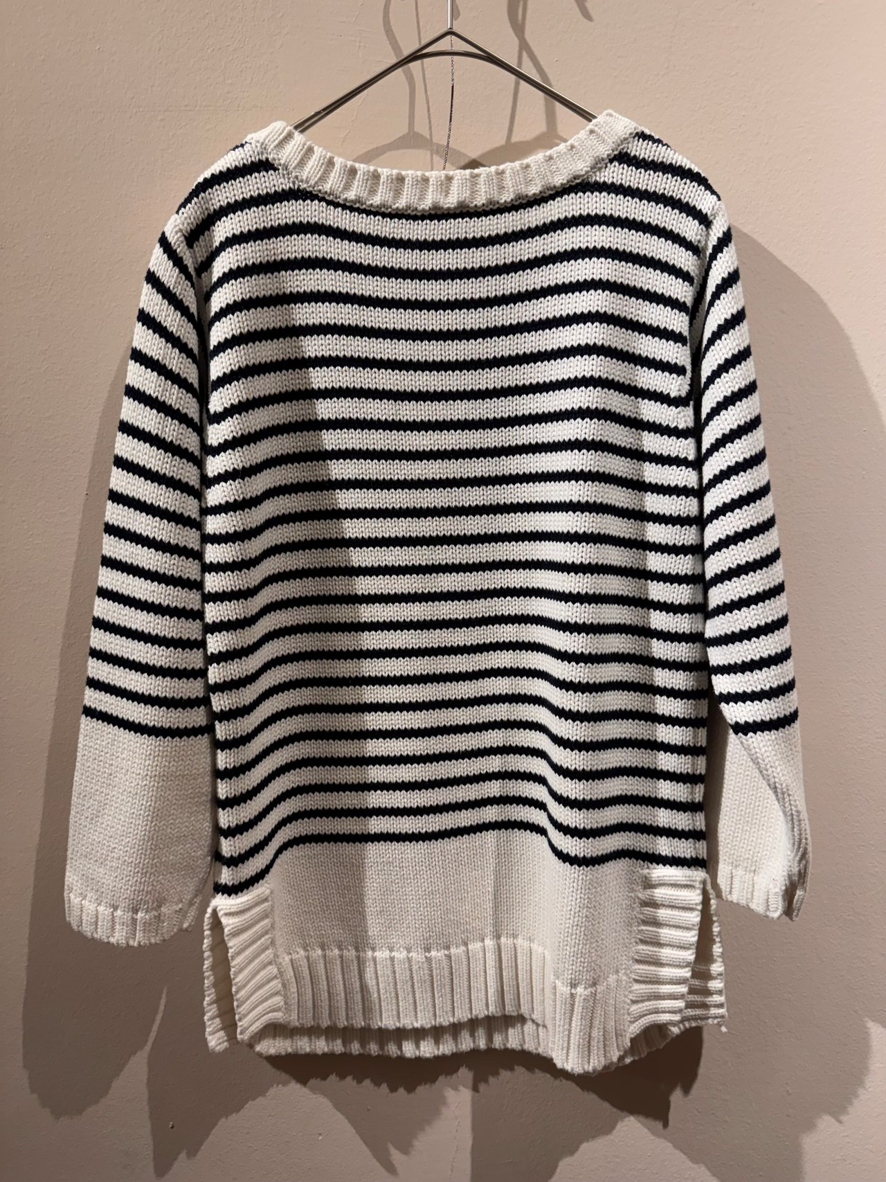 Jantzen USA Striped Cotton Knit Sweater