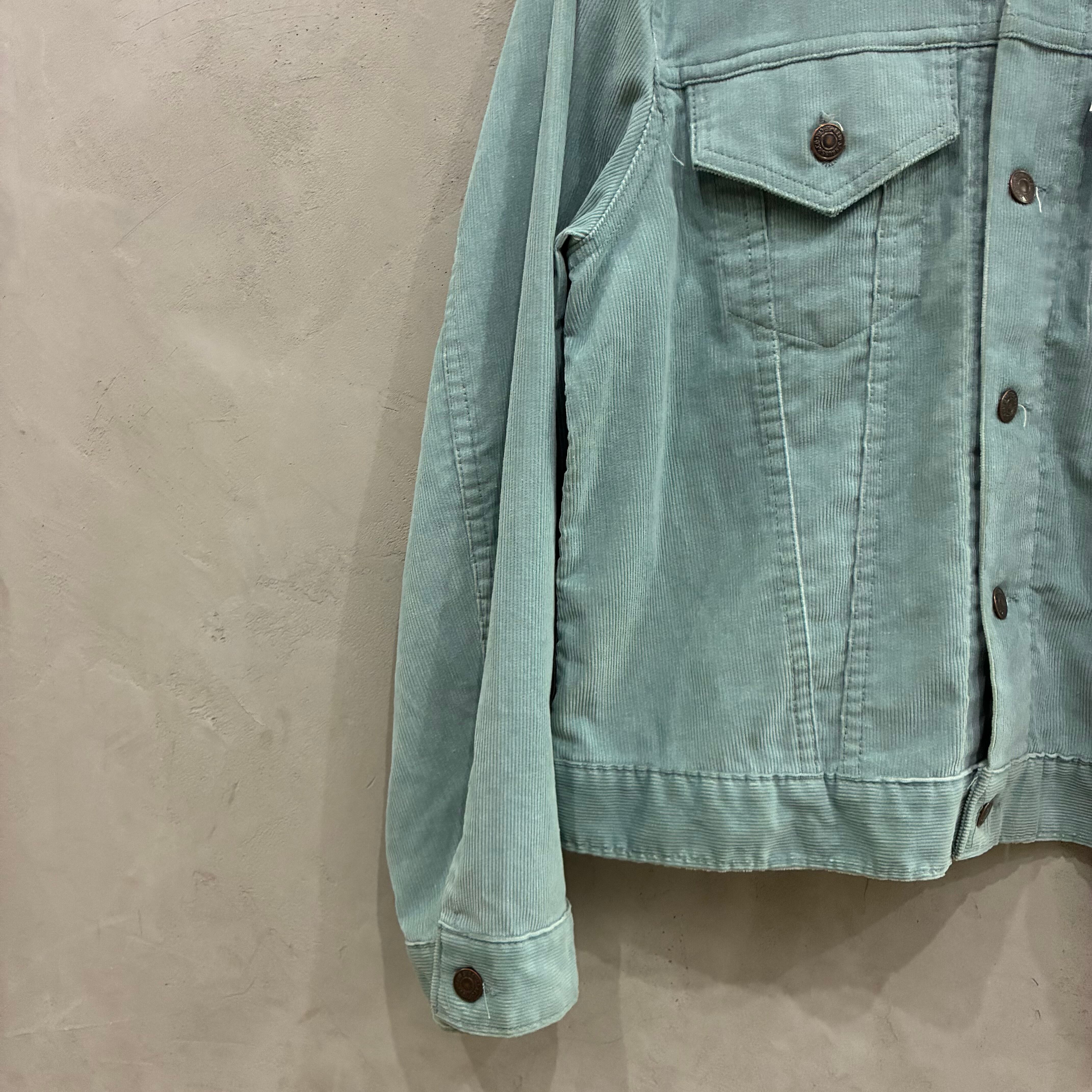 70s Levi's 70505 Corduroy Emerald Green Jacket 70年代 リーバイス