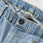 VAN JAC ヴァンヂャケット イージー デニム パンツ ジーンズ サイズ L /メンズ/革パッチ/ストレッチ