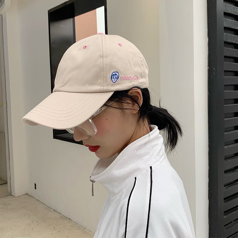 スプリングサマートップス カジュアルキャップ 刺繍 春物 夏物 ブラック・アイド・ピーズ15505218678