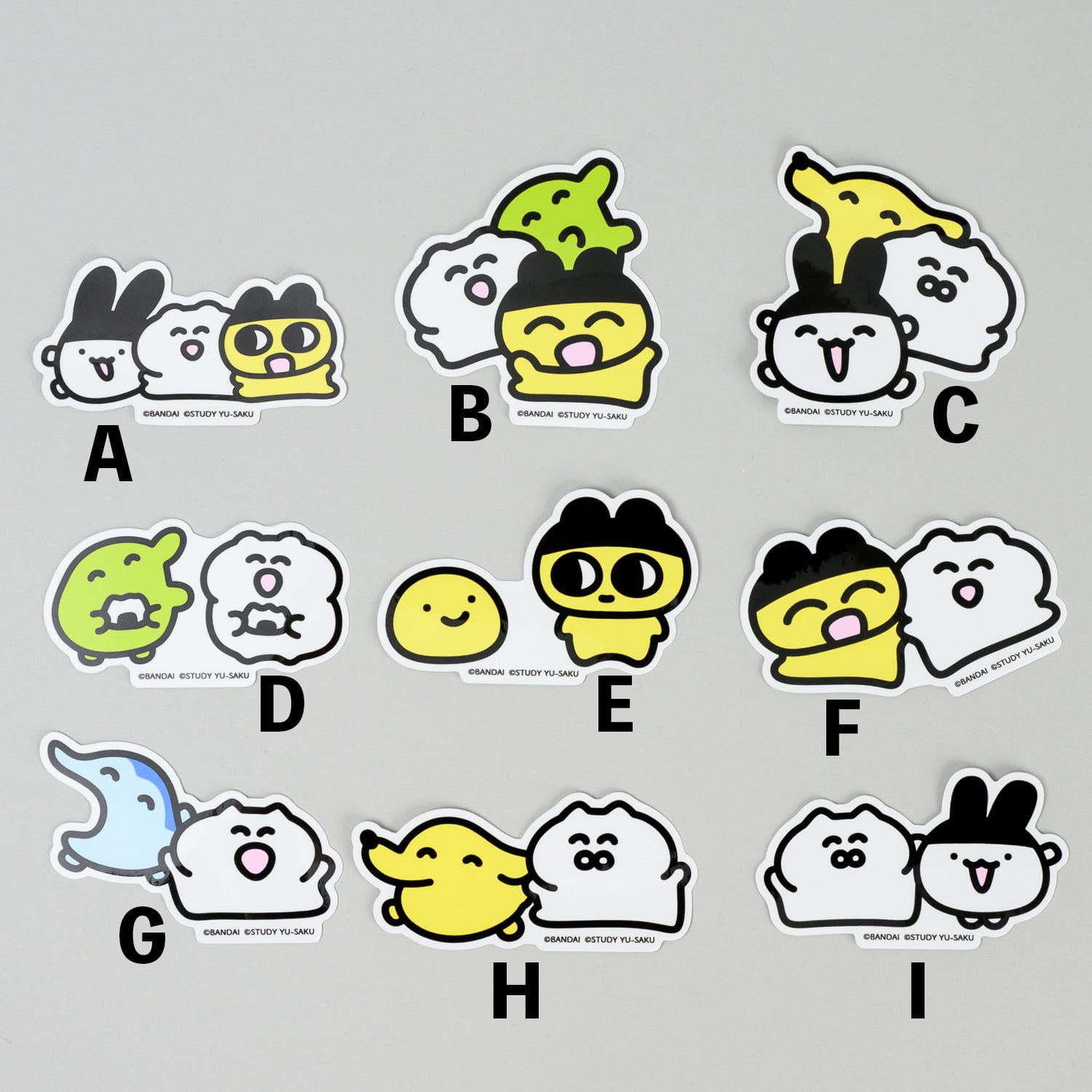 たまごっちとSTUDY優作 ダイカットステッカー | TOKYO PiXEL. shop