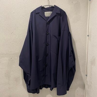 kolor カラー　シャツ　ドッキング　2 ネイビー　21aw Mサイズ