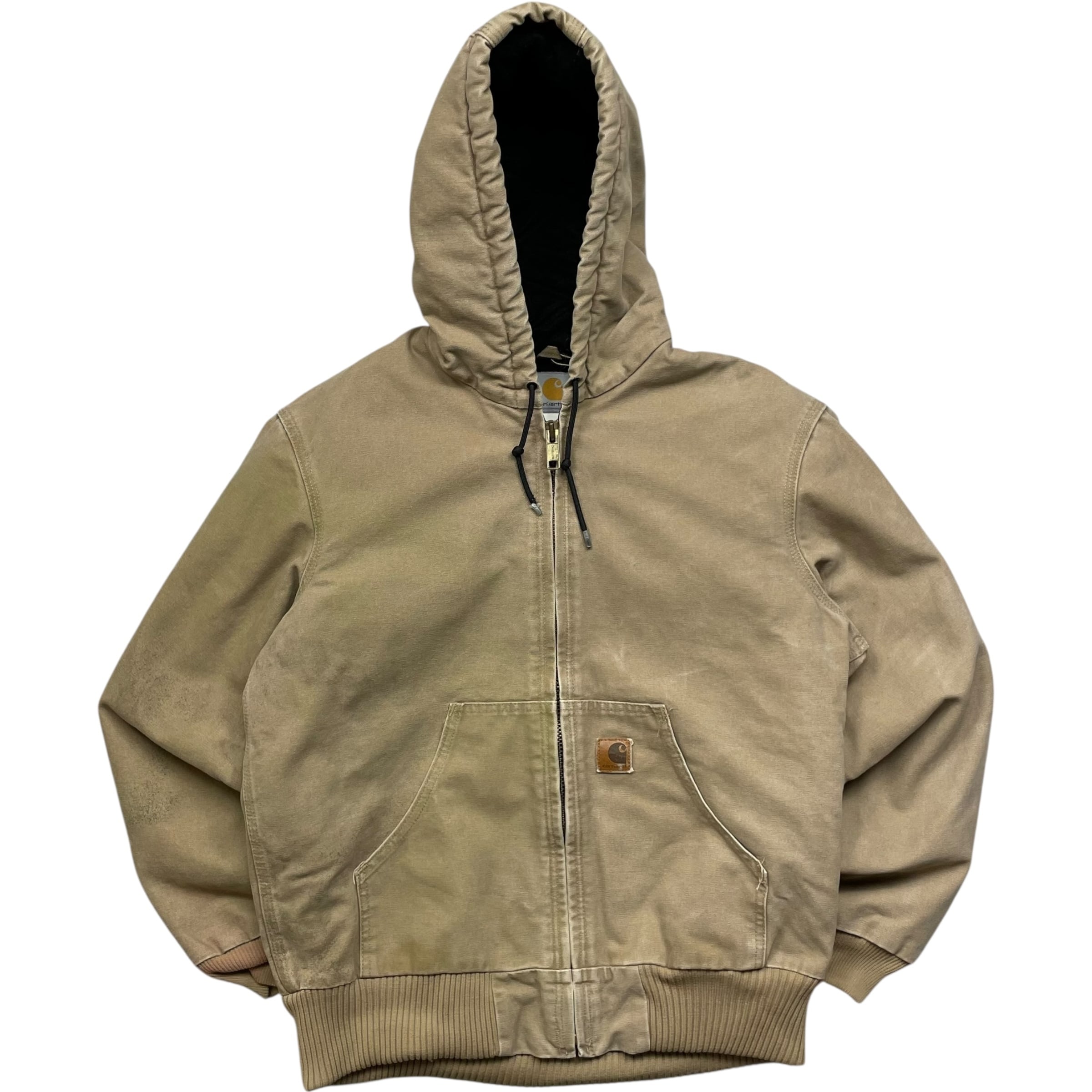 《S》 Carhartt カーハート アクティブジャケット ダックジャケット サンドカラー レアカラー キルティング no.8986