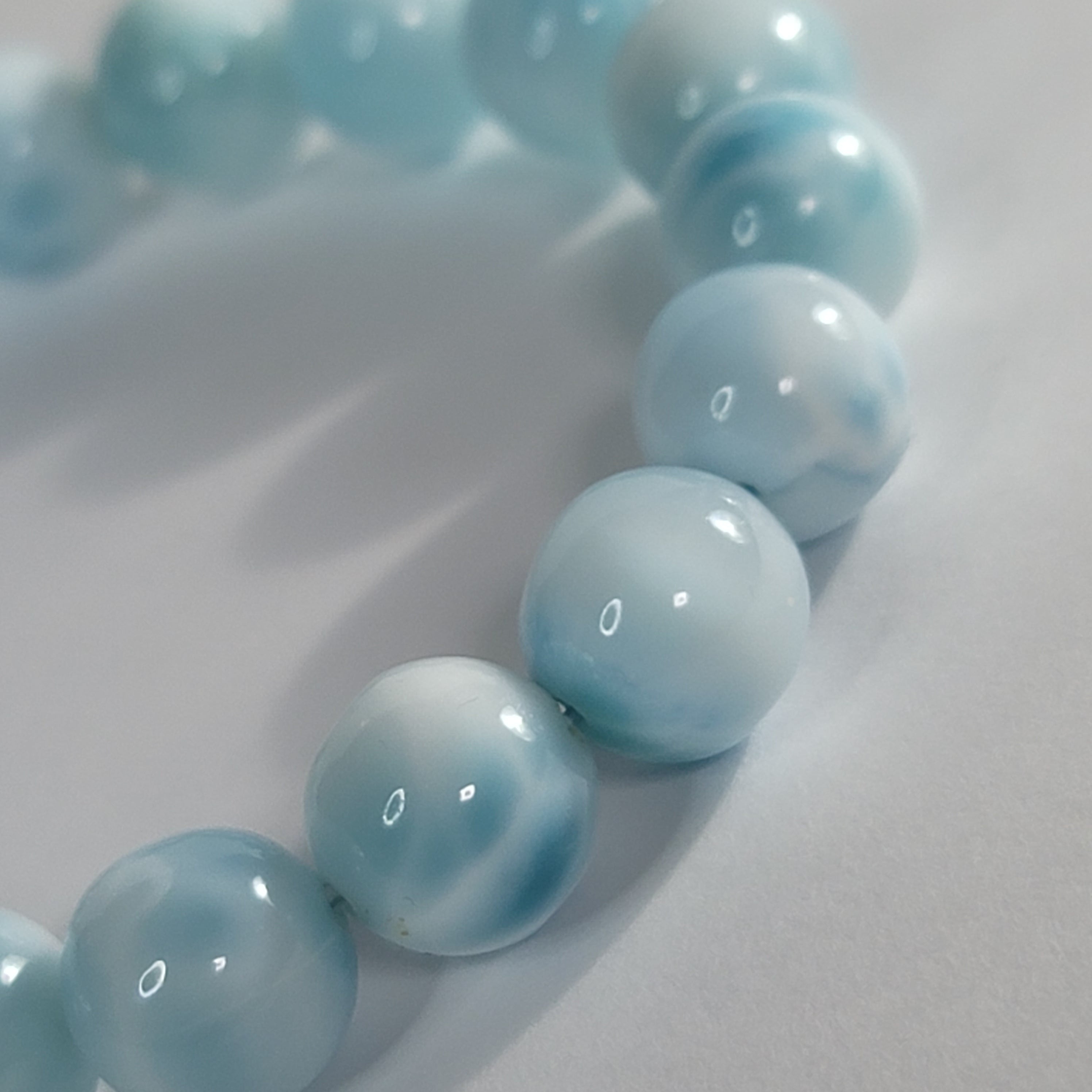 レア！高品質 アイスラリマー 10mm ブレスレット 天然石 | mermaid 