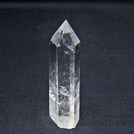 水晶 六角柱 ポイント 置物 一点物 142-11111