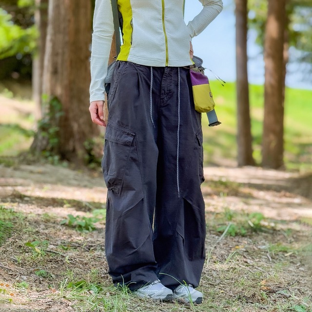 リップストップワイドカーゴパンツ C00911