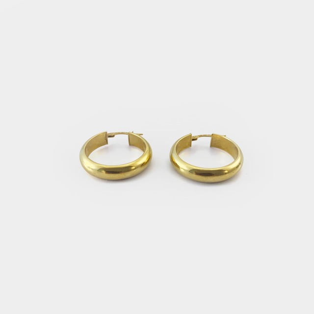 14K Bold Hoops