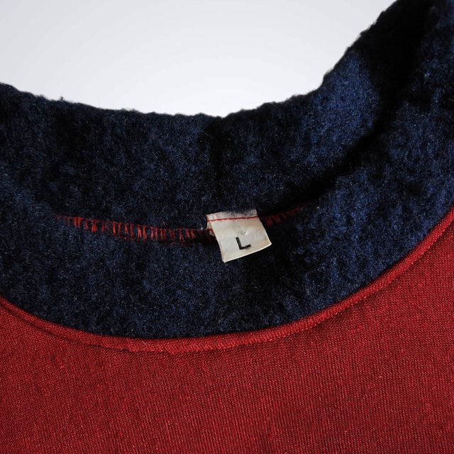 1980s BLUE PUMA PILE SWEATER