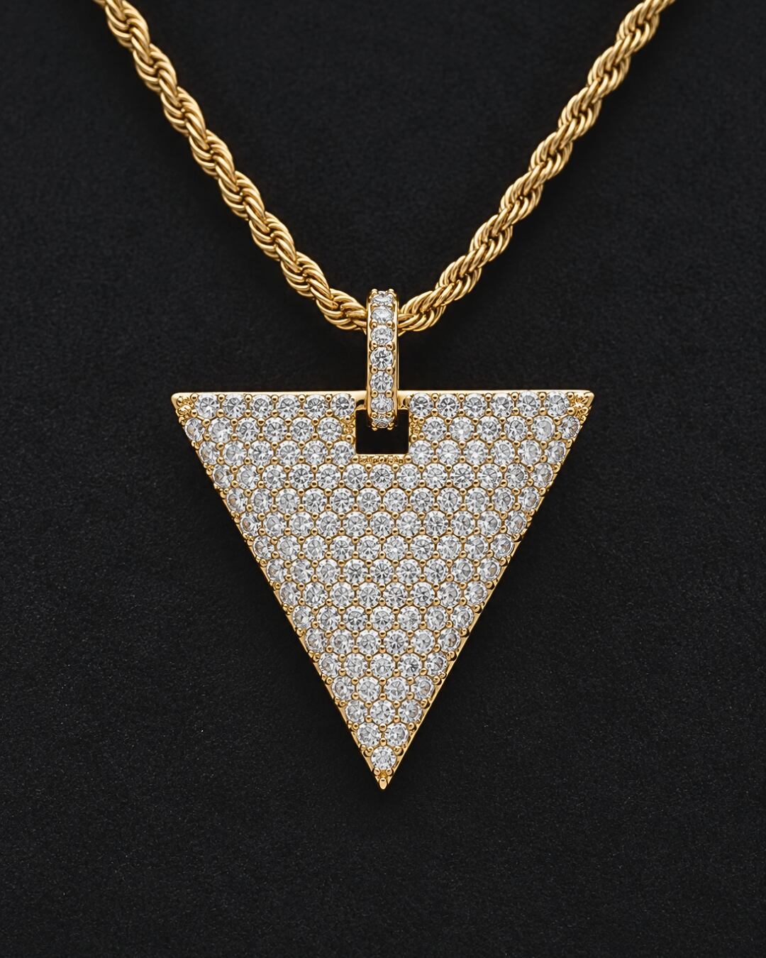 Triangle Pendant Necklace -Gold/Silver/Rose Gold-