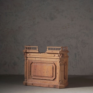 フレンチカウンター/カウンター/フランス家具/1850年代/ディスプレイ/パイン材/アンティーク/空間装飾