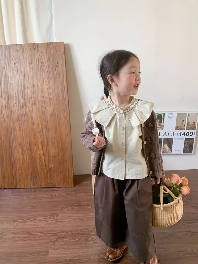 【取寄】人と差がつくハイセンスなフリルハイネックカラーブラウス