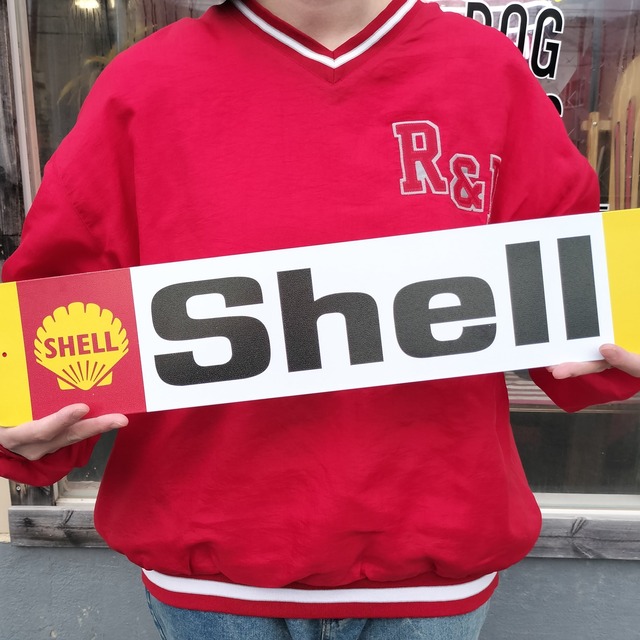 デッドストック　ビッグサイズ　ブリキ看板◆shell/シェル◆アメリカン　ガレージ ダイナー　