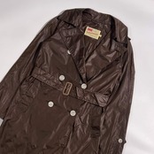 Traditional Weatherwear トラディショナルウェザーウェア MELLING ナイロン トレンチコート 32 /ブラウン系 レディース