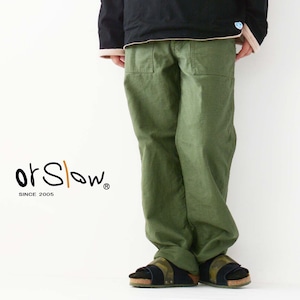 orslow [オアスロウ] US ARMY FATIGUE GREEN [01-5002-16] ユーエスアーミーファティーグ  ミリタリーパンツ、ベーカーパンツ、アーミーパンツ MEN'S [2024SS]