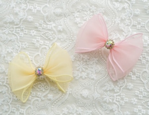 予約【pets＆me】Pastel Punching Hair Pin《3Color》