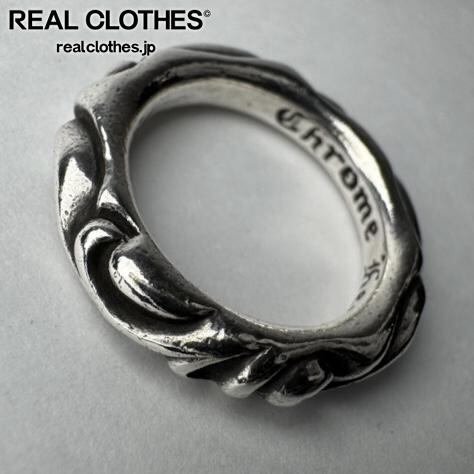 確実正規品 クロムハーツ スクロールリング 14号 楽天市場】クロムハーツ【CHROMEHEARTS】スクロールバンドリング/14号