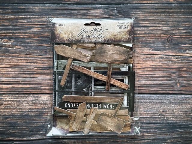 Tim Holtz　ハロウィンのベースボード素材36枚入り Idea-ology Baseboards Halloween 2025 TH94434【Tim Holtz（ティムホルツ）】[TH-174m]