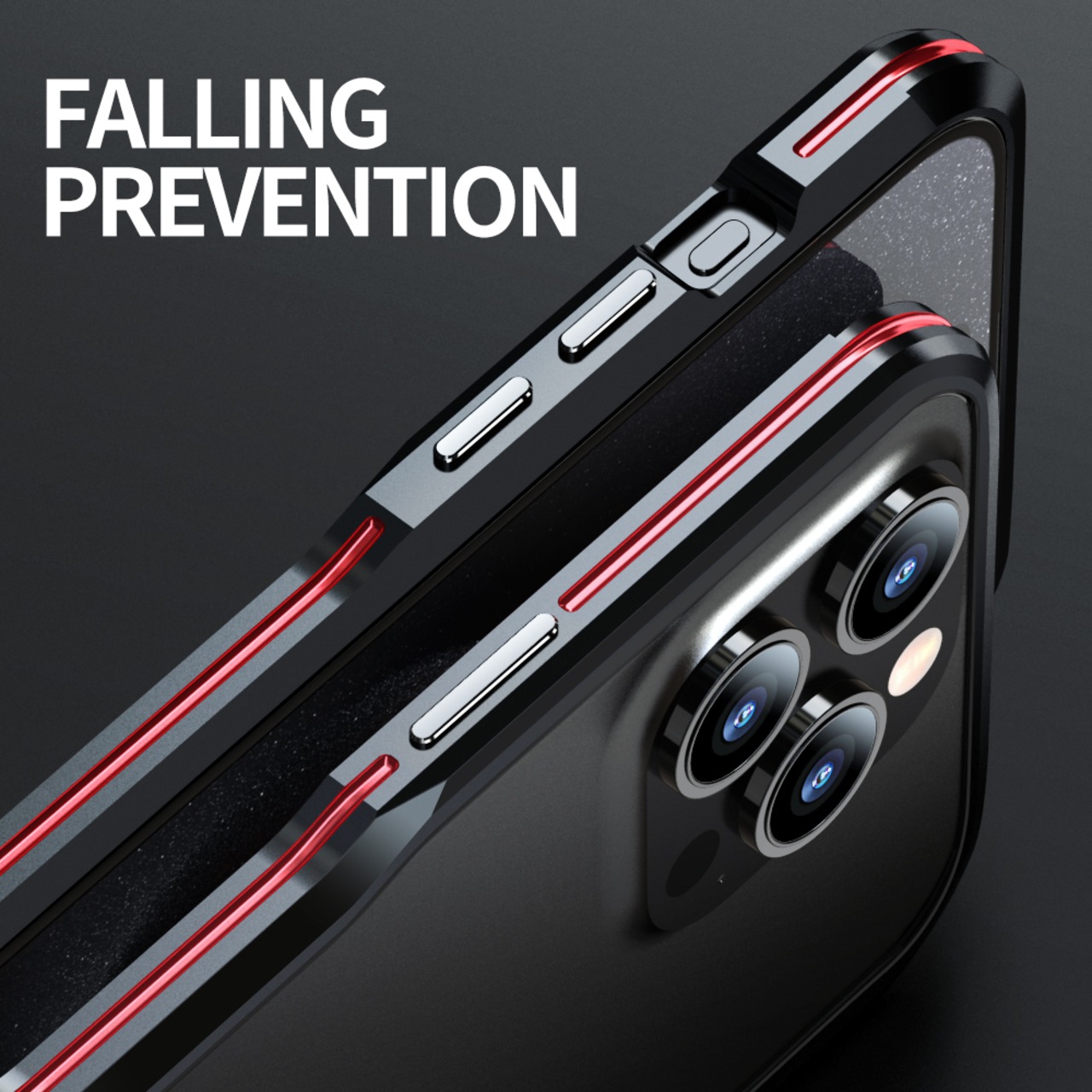 ◆iPhone 16/15/14/13/Pro/Pro Max/Plus/e/Mini◆Minimal Curve Metal Frame Case / ミニマル カーブ メタル フレーム スマホケース