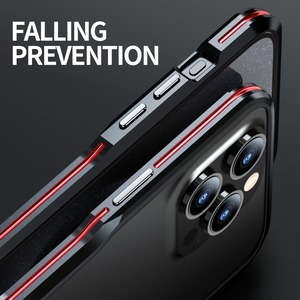 ◆iPhone 16/15/14/13/Pro/Pro Max/Plus/e/Mini◆Minimal Curve Metal Frame Case / ミニマル カーブ メタル フレーム スマホケース