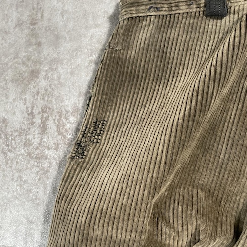 30-40s Adolphe Lafont コーデュロイ ブラウン W32 詳細写真14