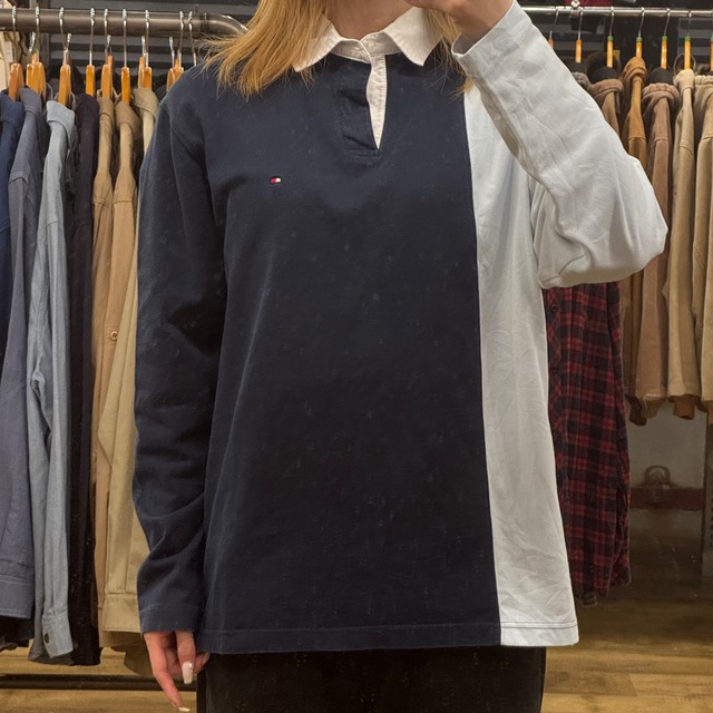 【TOMMYHILFIGERトミーヒルフィガー】ラガーシャツ