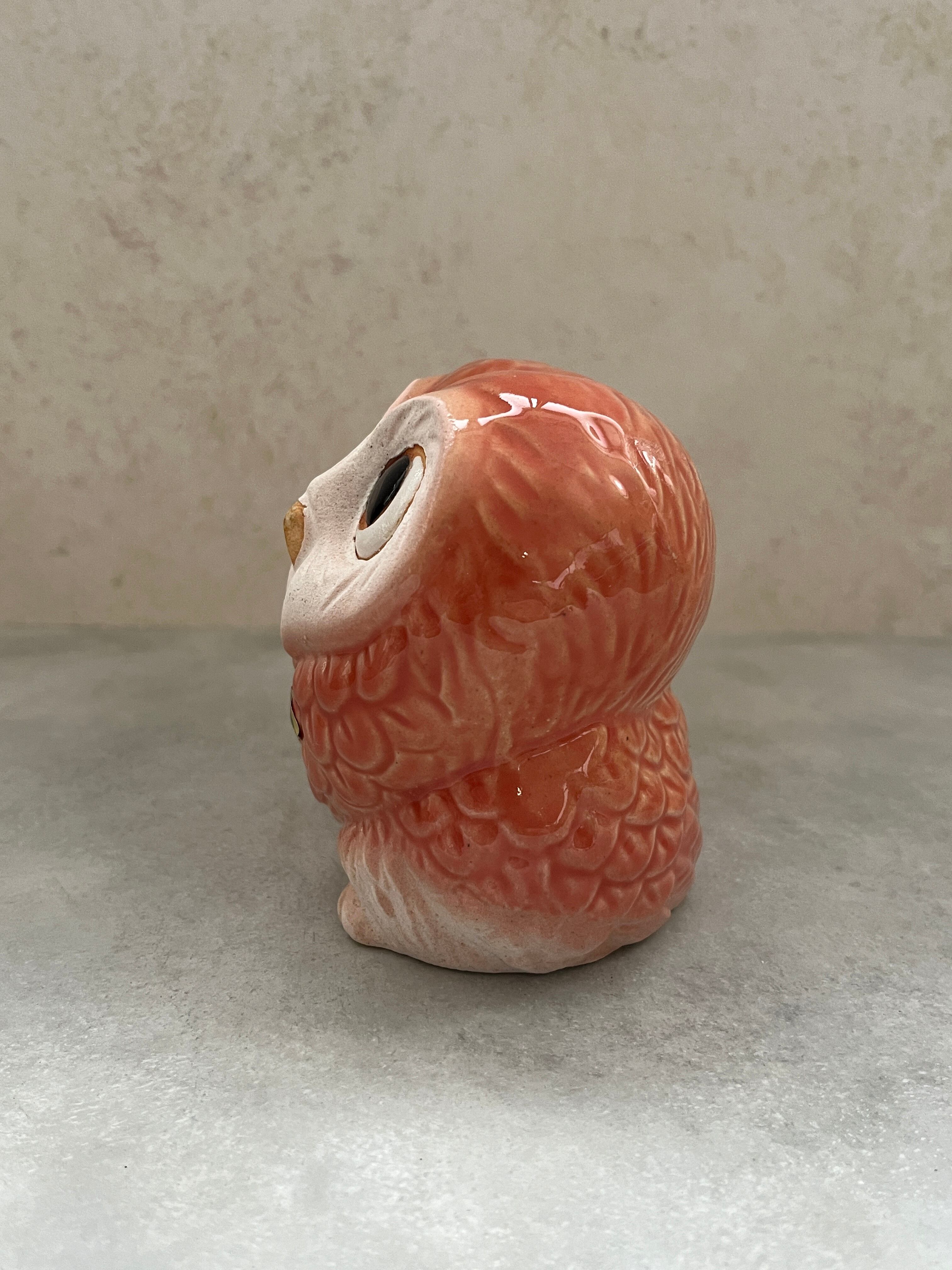信楽焼ラブふくろう(ピンク) | 和光カタヤマ