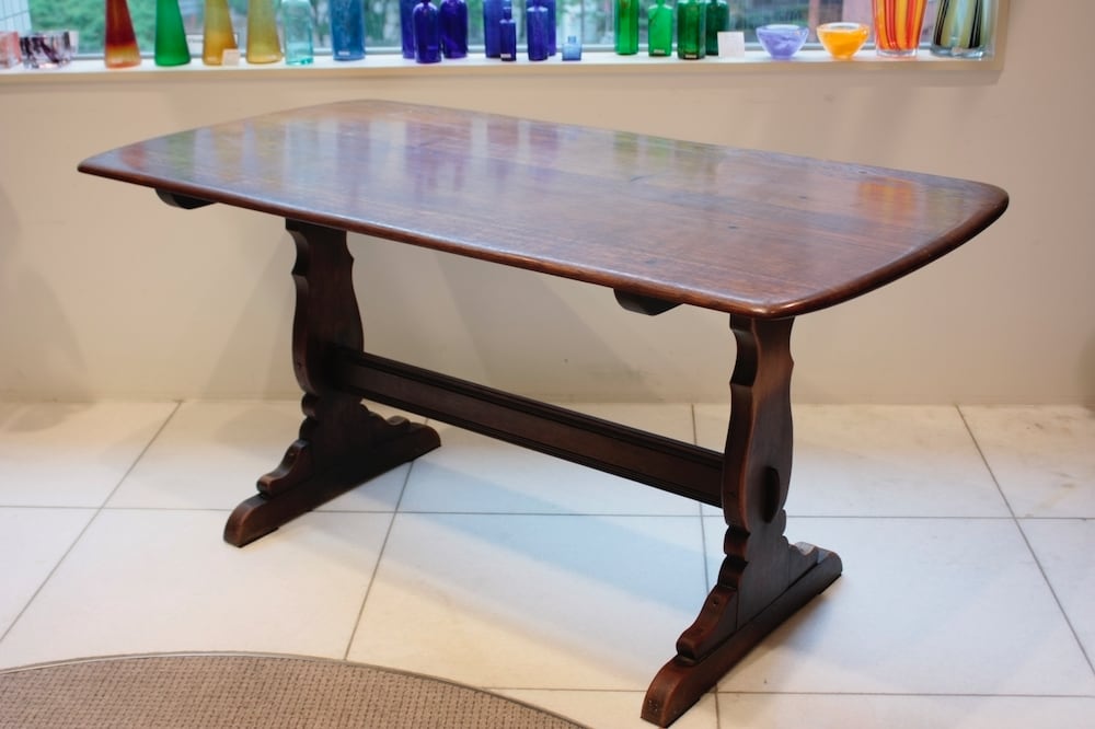 ERCOL オールドコロニアル　リフェクトリーテーブル　ダイニング　アンティーク ERCOL（アーコール）社 ERCOL Old Colonial （オールドコロニアル