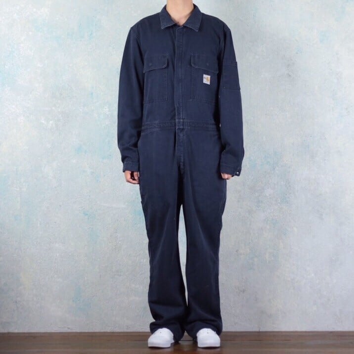 carhartt カーハート FR つなぎ ジャンプスーツ オールインワン 紺 