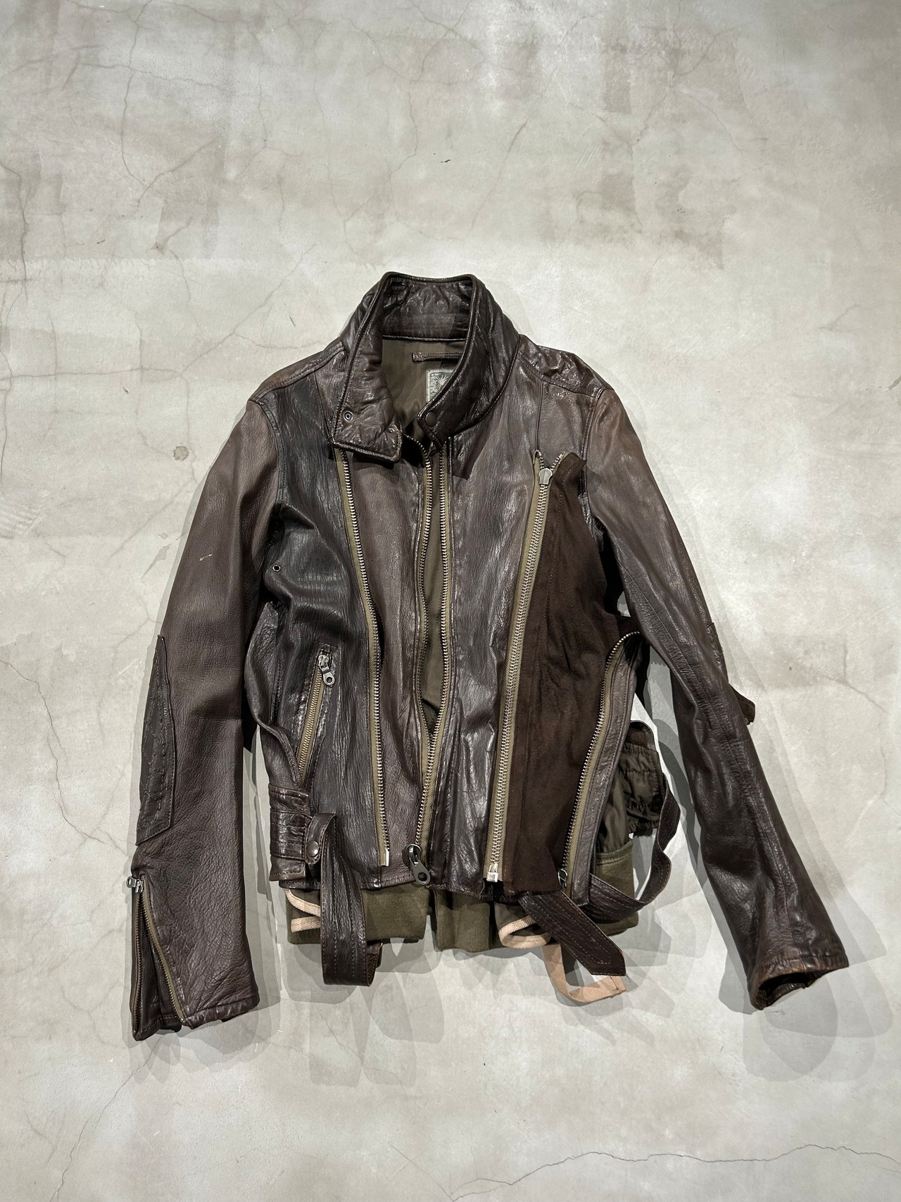 MIHARA YASUHIRO, Leather Jacket