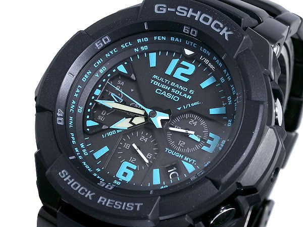 カシオ CASIO Gショック G-SHOCK スカイコックピット 電波ソーラー 腕時計 GW3000BD-1A | G-shop