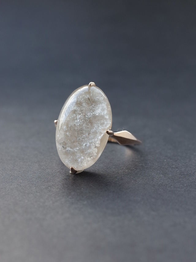 White Garden Quartz Ring - 6