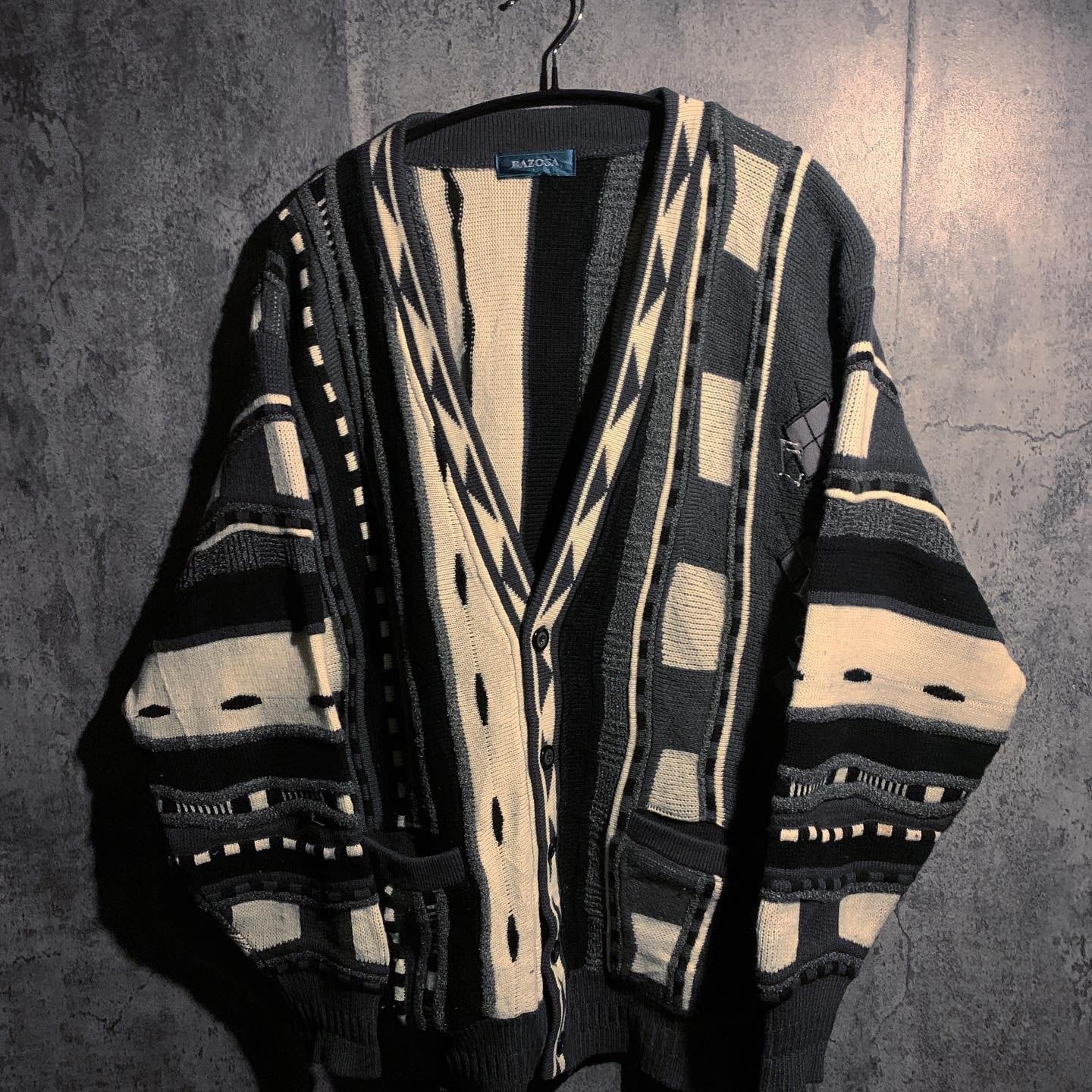 トップス VINTAGE SpecialBlackMohair Like Cardigan VINTAGE SpecialBlackMohair Like Cardigan