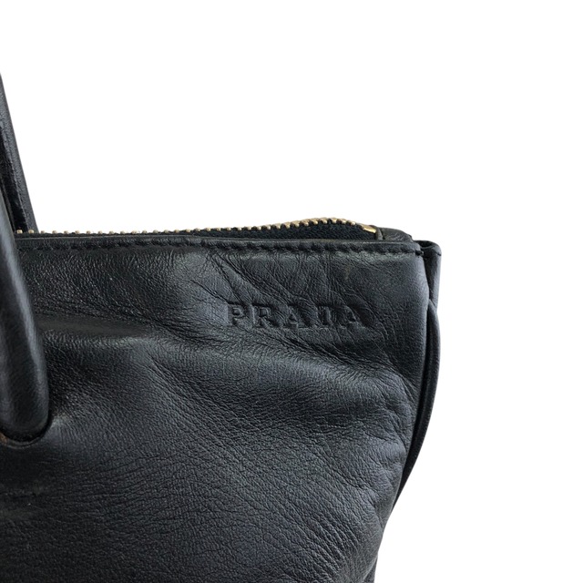 PRADA プラダ トートバッグ ブラック カデナ レザー vintage ヴィンテージ オールド r7ii2c
