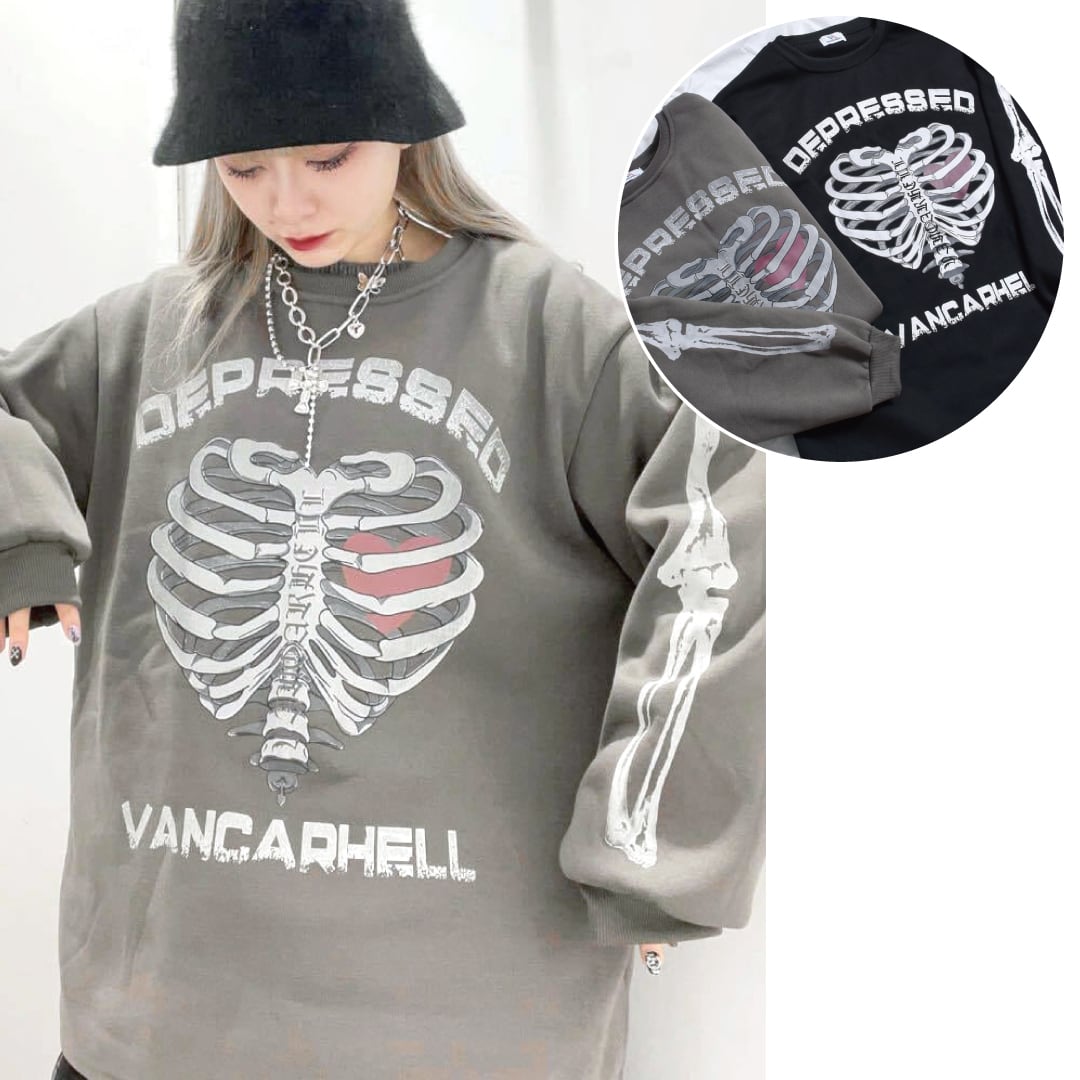 【50%OFF】BONE BIGロンT(裏起毛)