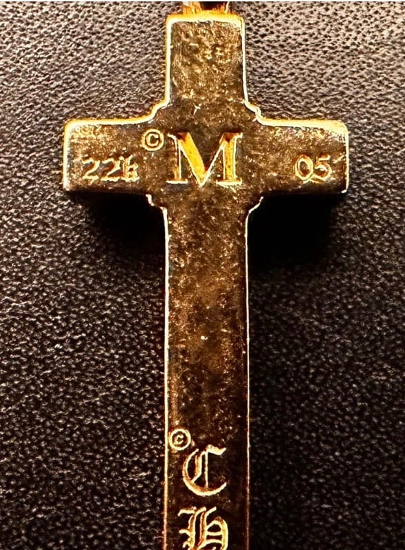 クロムハーツ 22k メープルソープ　チャーム CHROME HEARTS クロムハーツ メイプルソープ ペンダント 22K