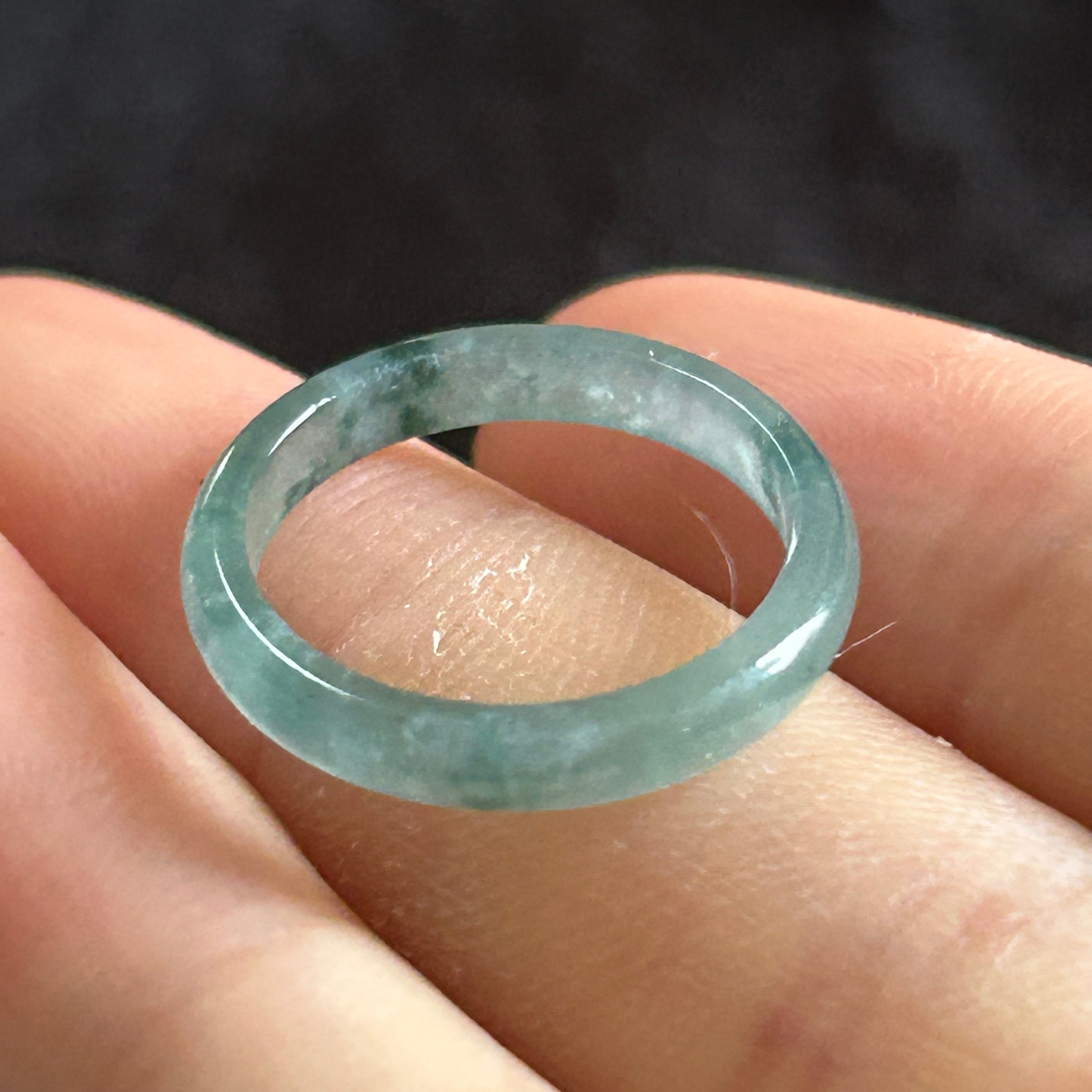 本翡翠指輪　リング　グァテマラ産　お買い得品　一点のみ 本翡翠指輪 リング グァテマラ産 お買い得 無含浸 無着色 天然石 | FARBE