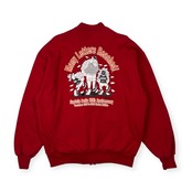 CAPTAIN SANTA キャプテンサンタ プリント ジップアップ スウェット ジャケット サイズ XL /裏地サーマル/レッド/20周年