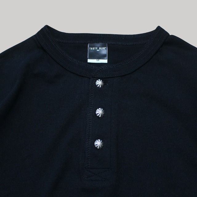 APOLLO CONCHO HENLEY NECK T-SHIRT（ブラック）