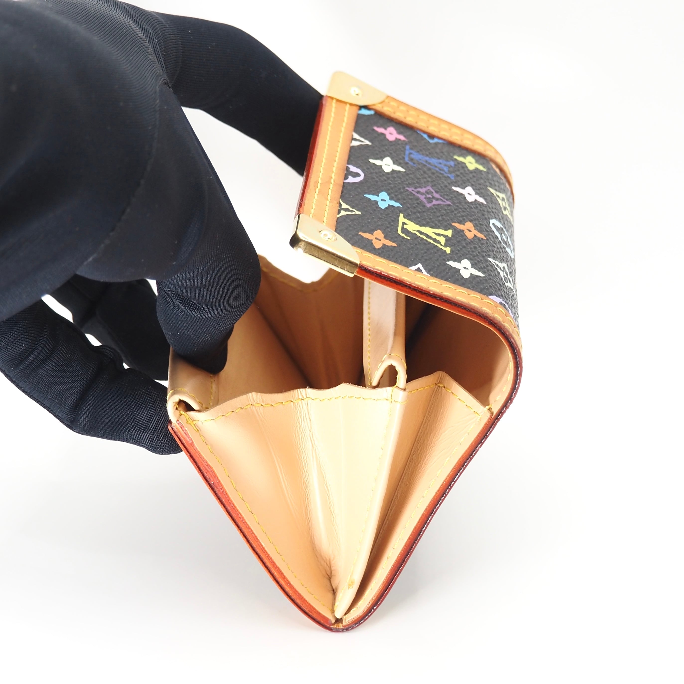 LOUIS VUITTON モノグラムマルチカラー ポルトモネ・プラ 財布 ルイ