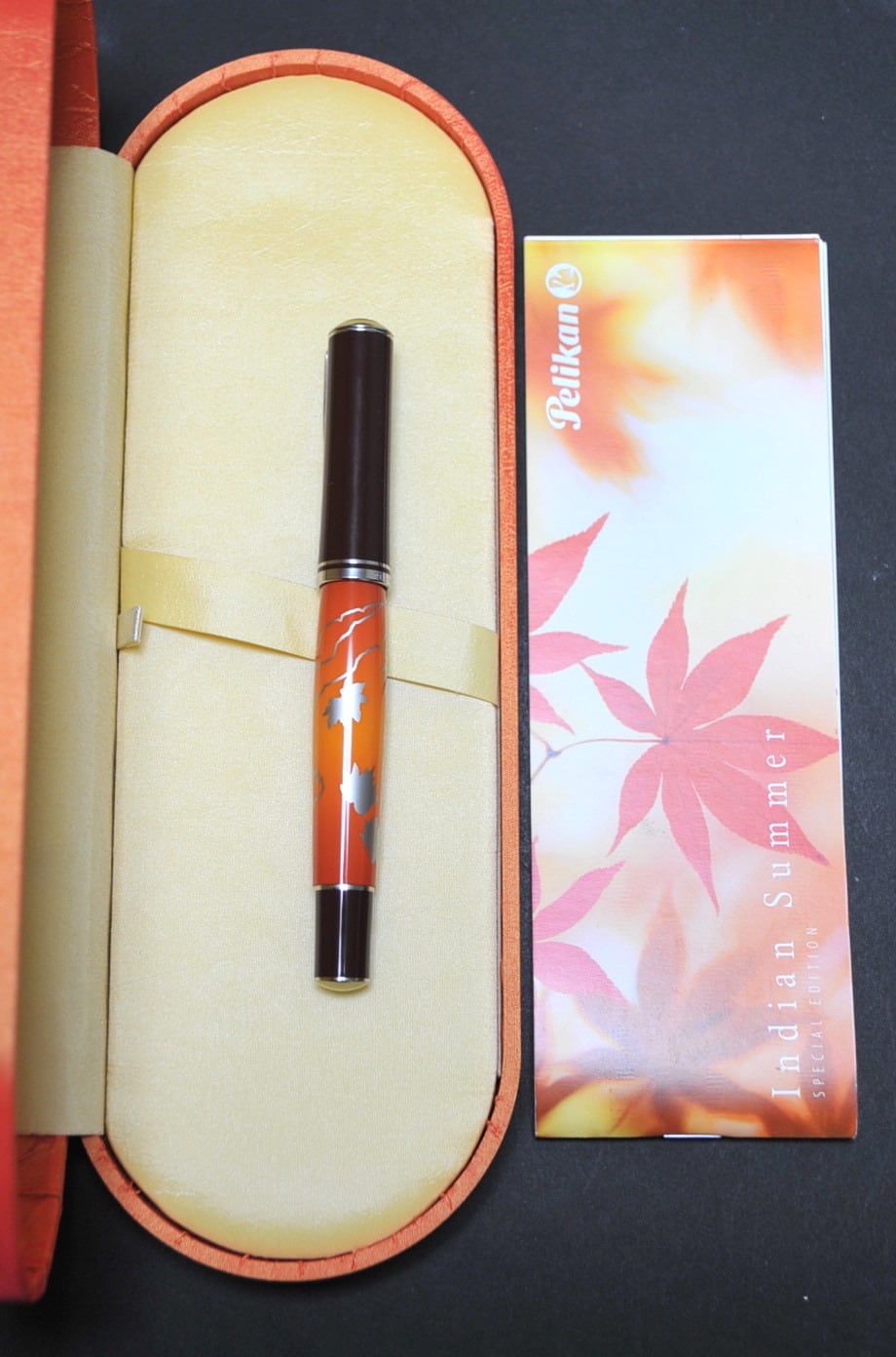 Pelikan特別生産品M640 インディアンサマー 万年筆Mニブローラー