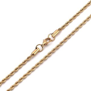 316L rope chain【GOLD】#n67