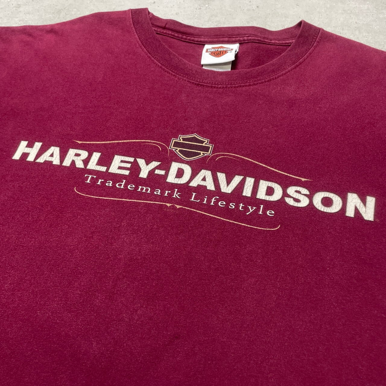 USA製 Harley-Davidson ハーレーダビッドソン プリントTシャツ メンズ