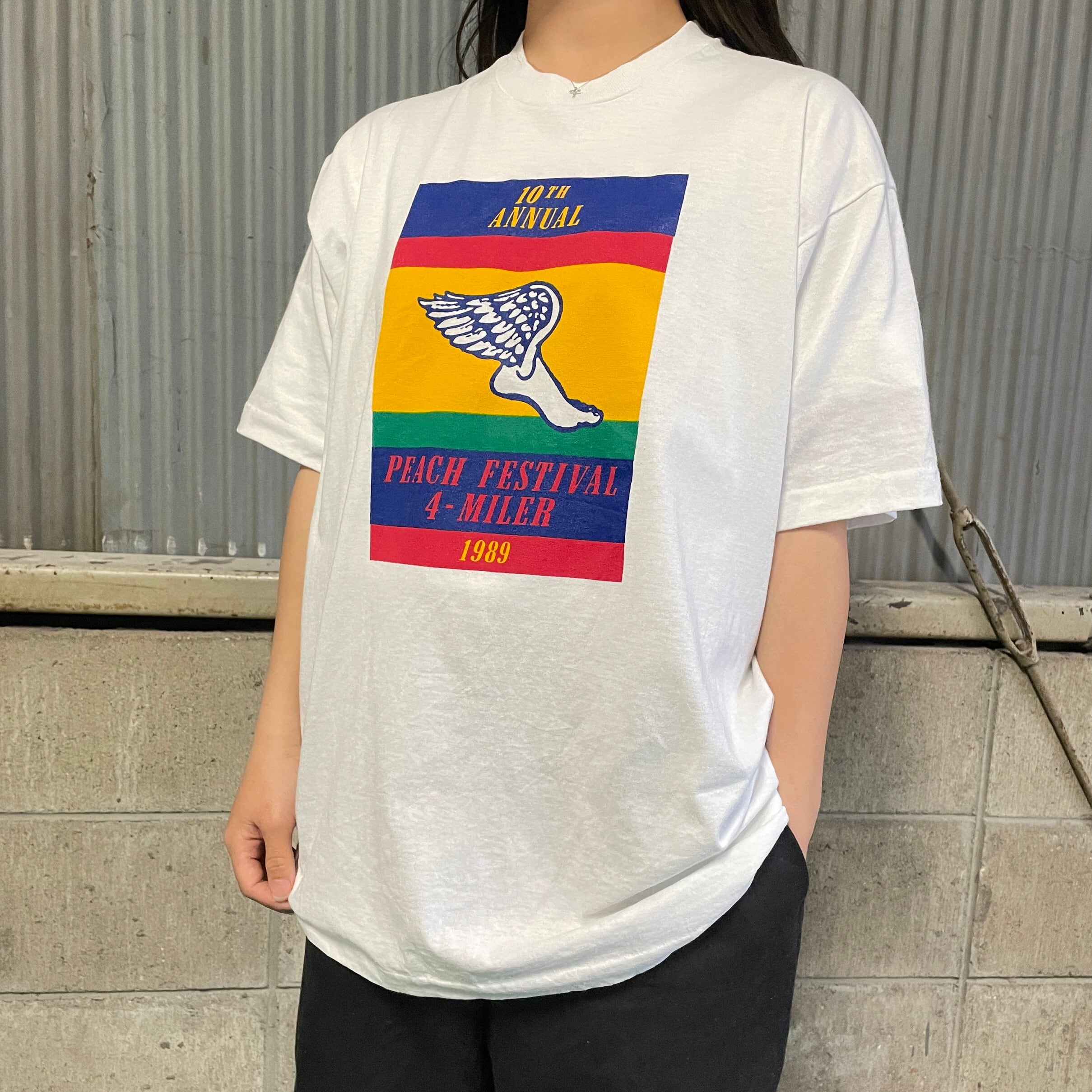 SUTTONS SPORTWEAR 刺繍Tシャツ USA製 メンズL ヴィンテージ /eaa311300