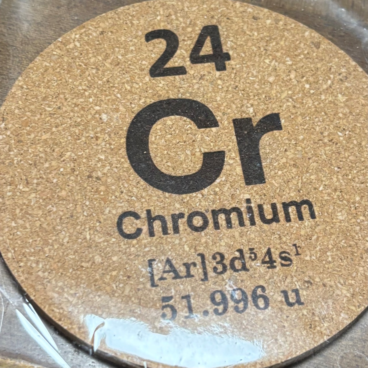 元素コースター 元素記号 化学 コルクコースター 理系雑貨 おしゃれ