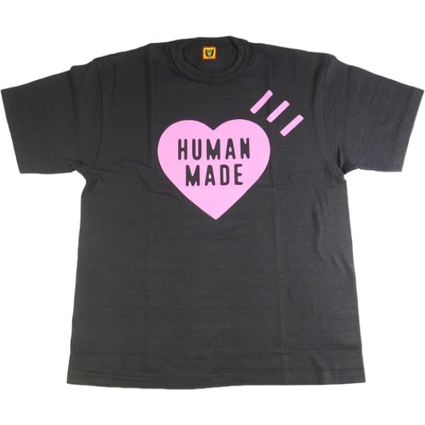 ヒューマンメイド　Heart T-Shirt　黒L