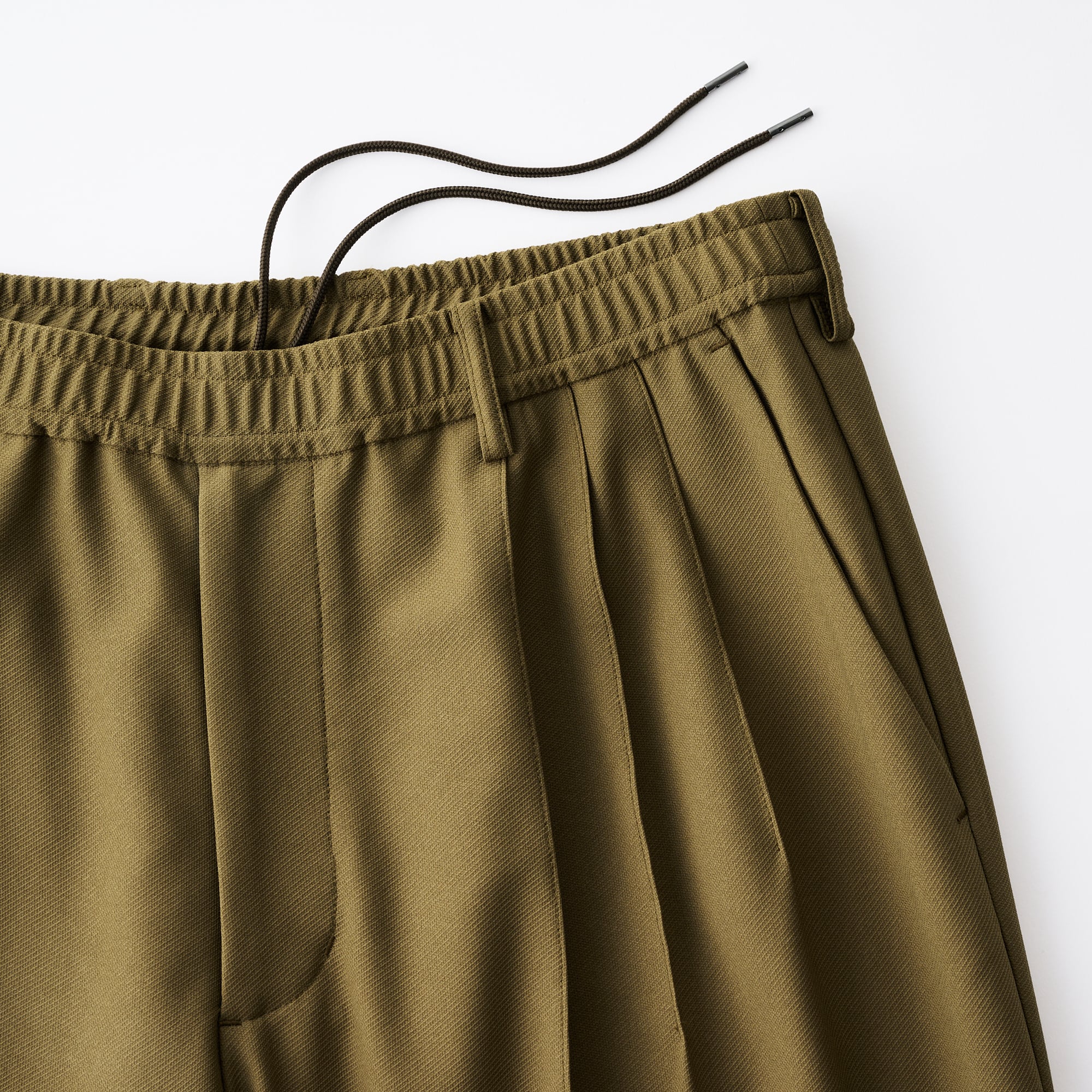 qurulページ Cupro Twill Balancircular® 3-Tuck Drawstring Easy Pants | GGG