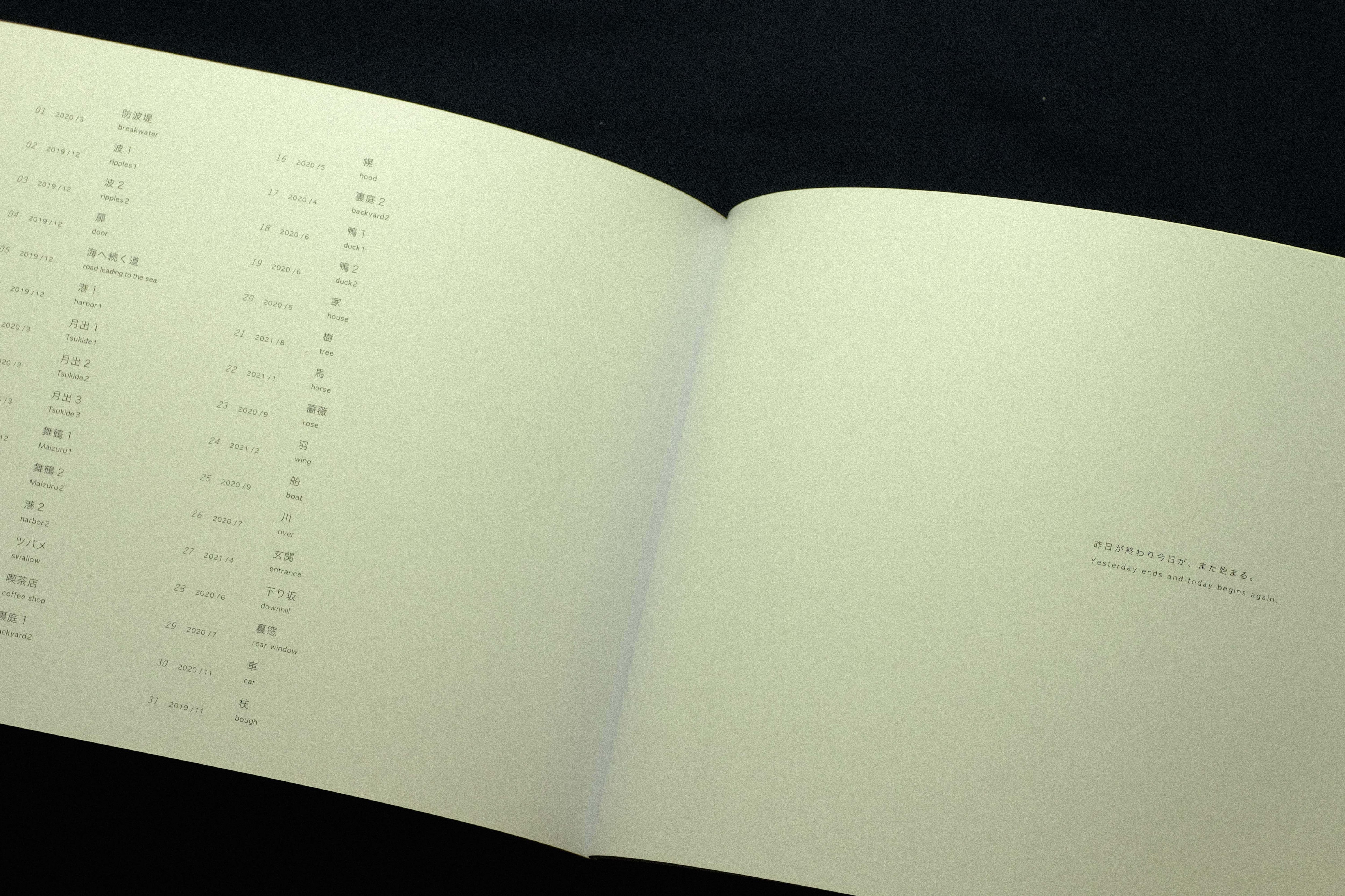 Kazutaka Sakai 写真集「horizon horizon horizon」 | syubisya