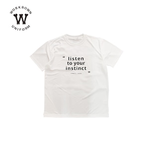 " Listen to your instinct "   Multifunction T-Shirts.