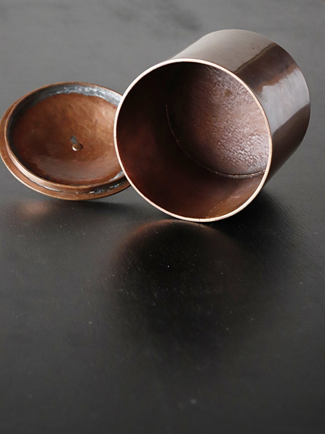 銅筒 蓋付【送無】 | アルドマ 古道具・古家具・アンティーク